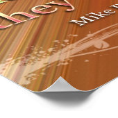 Motivierend Meldung der Gewinner Poster (Ecke)