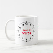 Motivierend Mental Health ZEIT, UM ZU SPRECHEN Kaffeetasse (Links)