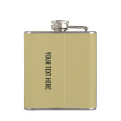 Motivierend Messkolben für Erfolg und Wert Flachmann (Rückseite)