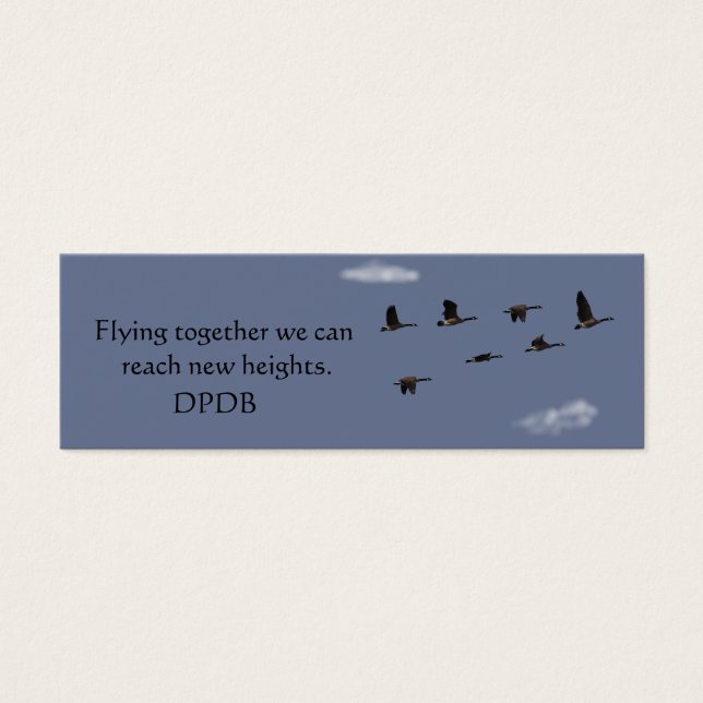 Motivierend Mini-Lesezeichen (Vorderseite)