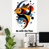 Motivierend Minimalistische Abstrakte Geometrie Poster (Heimbüro)