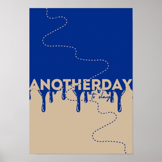 Motivierend Minimalistisches Poster_Anotherday zu Poster (Vorne)