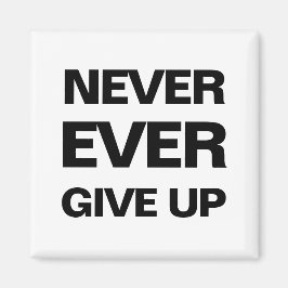 Motivierend moderner Magnet in Schwarzweiß