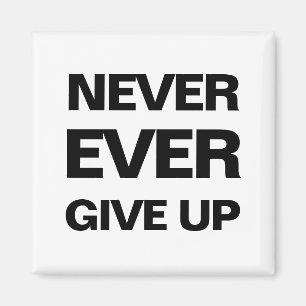 Motivierend moderner Magnet in Schwarzweiß