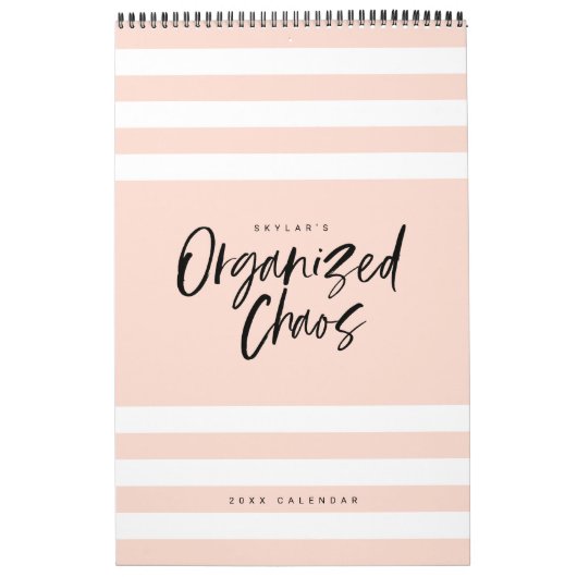 Motivierend monatliche Planung des organisierten C Kalender (Titelbild)