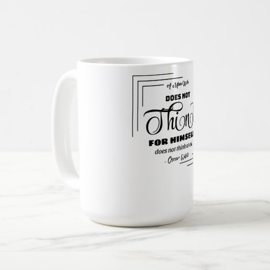 Motivierend morgens Tasse (Vorderseite Links)