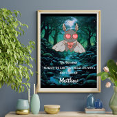 Motivierend Mothman Cryptid Poster