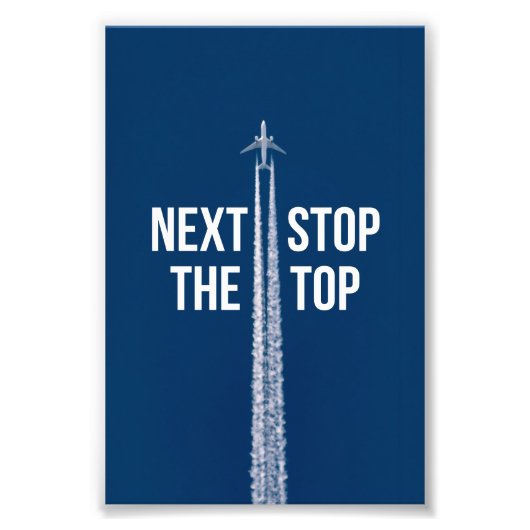 motivierend, motivierend, motivierend, erfolgreich fotodruck (Vorne)