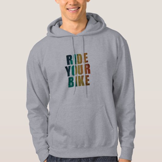 Motivierend Mountainbike-Angebot Hoodie (Vorderseite)