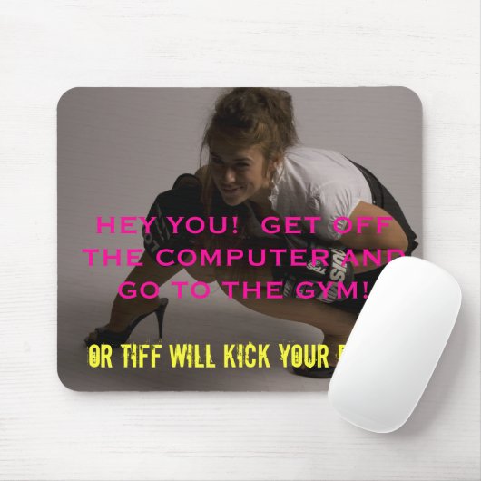 Motivierend Mousepad tiff (Mit Mouse)