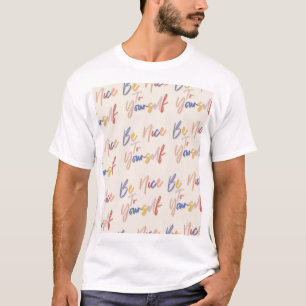 Motivierend Muster in farbenfroher Handzeichnung T-Shirt