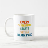 Motivierend Nachricht Saubere moderne Träumer Küns Kaffeetasse (Links)
