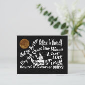 Motivierend Nachsternkarte mit Inspiration Postkarte (Stehend Vorderseite)