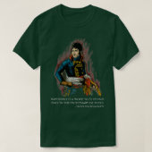 Motivierend Napoleon Bonaparte Zitat T-Shirt (Design vorne)