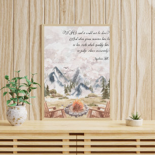 Motivierend Napoleon Hill Quote Wasserfarbe Poster