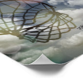 Motivierend Netball-Bildangebot Poster (Ecke)