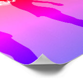 Motivierend Netball-Bildangebot Poster (Ecke)