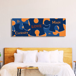 Motivierend Neugier und LIEBE = Zauberpuzzle Poster