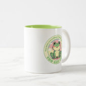 Motivierend Niedliches Frog Design - Sie haben das Zweifarbige Tasse (VorderseiteRechts)