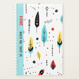 MOTIVIEREND, NIEDLICHES, WEISSES BOHO-PATTER PLANER