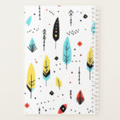 MOTIVIEREND, NIEDLICHES, WEISSES BOHO-PATTER PLANER (Rückseite)