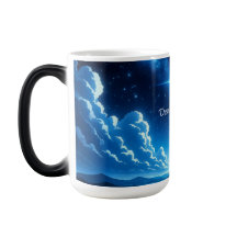 Motivierend Night Sky Tasse - Dream Big, Stand Tal