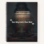 Motivierend Notebook für grenzenloses Potenzial Notizblock (Vorderseite)