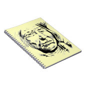 Motivierend Notebook mit dem Chef-Tintendruck Notizblock (Rechte Seite)