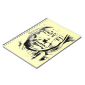 Motivierend Notebook mit dem Chef-Tintendruck Notizblock (Linke Seite)