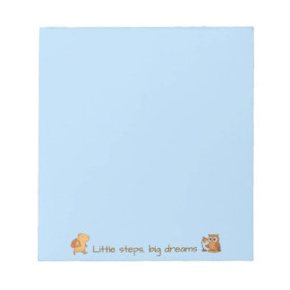 Motivierend Notepad - Capybara & Owl Notizblock