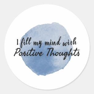 motivierend Notierungen für die Selbstannahme Runder Aufkleber