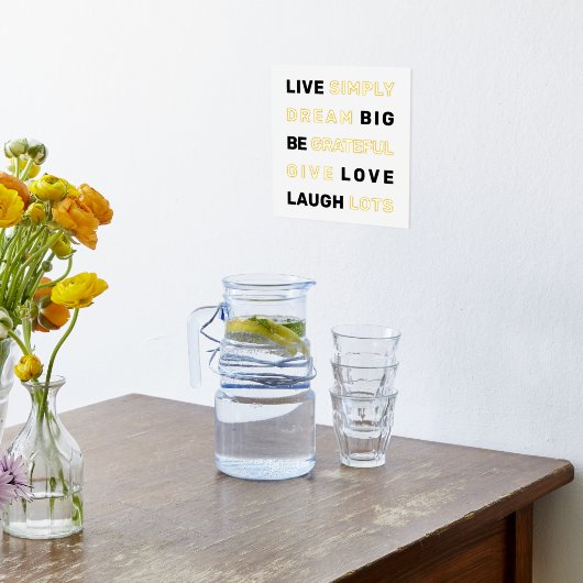 Motivierend Notizbuch Foliendrucke (Ablage(Küche))