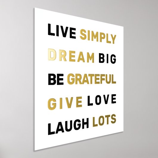 Motivierend Notizbuch Foliendrucke (Ablage )