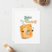 Motivierend nur weil einfach lustig Niedlich Mitteilungskarte (Vorderseite/Rückseite Beispiel)