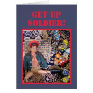 Motivierend oder Viel Glück-Grußkarte