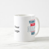 Motivierend Office-Office für  Firmenlogos Kaffeetasse (VorderseiteRechts)