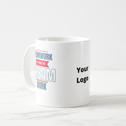 Motivierend Office-Office für  Firmenlogos Kaffeetasse (Vorderseite Links)