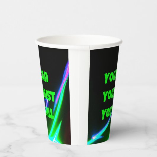 Motivierend Pappbecher (Rechts)