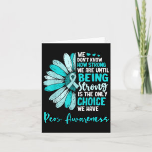 Motivierend Pcos Bewusstsein Sonnenblumen Band Aqu Karte