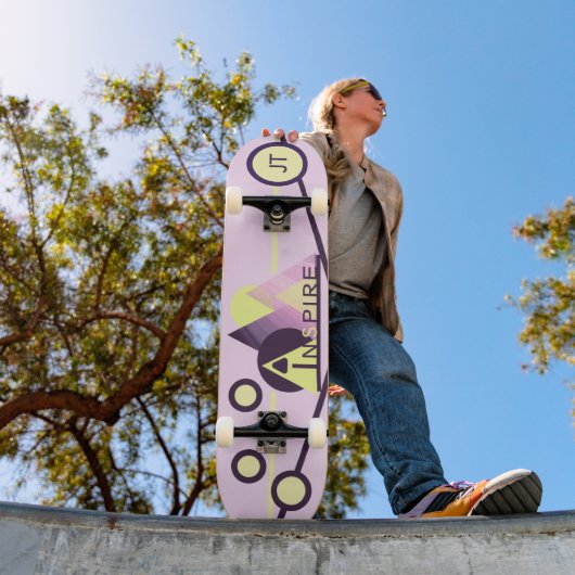 Motivierend personalisierbares Skateboard "INSPIRI (Außenbereich 1)