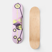 Motivierend personalisierbares Skateboard "INSPIRI (Vorderseite)