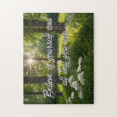 Motivierend Personalisierung der WaldBlume Puzzle (Vertikal)