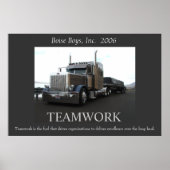 Motivierend Peterbilt Poster (Vorne)