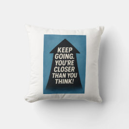 Motivierend Pfeil Kissen