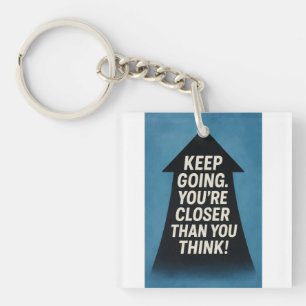 Motivierend Pfeil Schlüsselanhänger