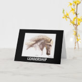 Motivierend PFERDEkarten Karte (Gelbe Blume)