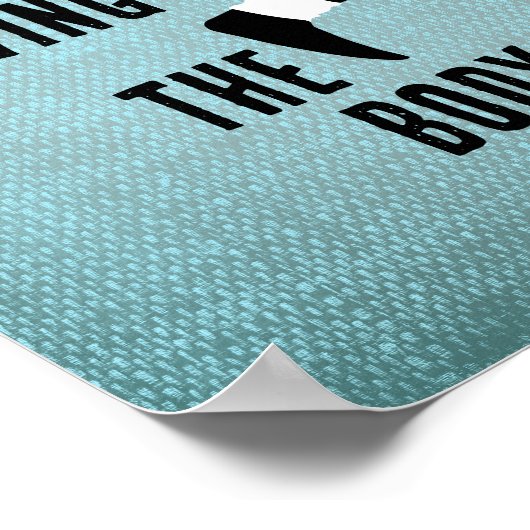 Motivierend Pinguin Poster (Ecke)