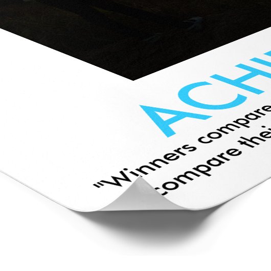 Motivierend Plakat (Ecke)