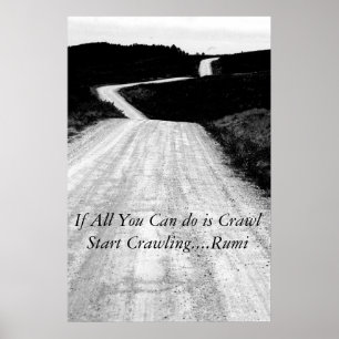 Motivierend Plakat-Anfänge Poster