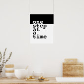 motivierend Plakat für Schritt (Küche)